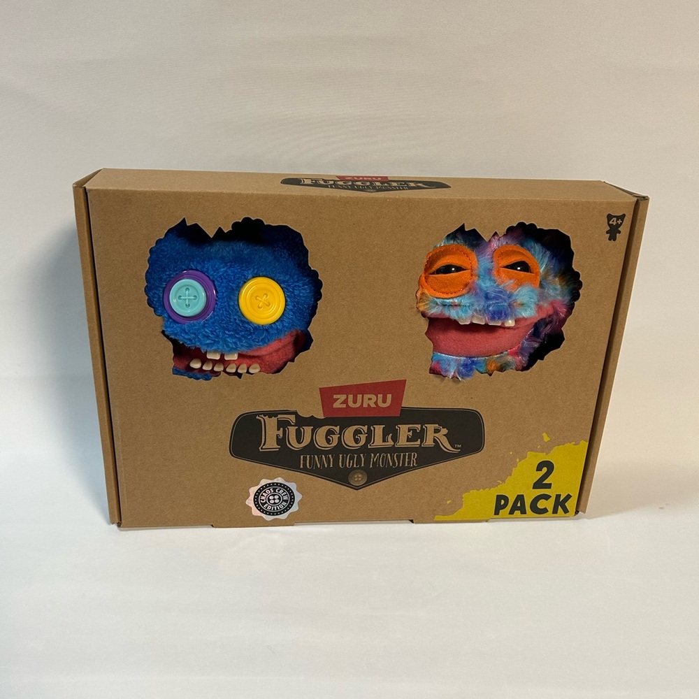 ZURU Fuggler Collectible Plush Set in Branded Box - Blue/Multicolor
